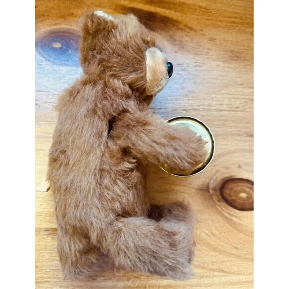 Bear Max Carl Original Playing Cymbals Wind Up Toy‎ Works Well West Germany VTG